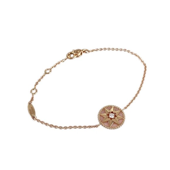 Dior Rose devan Pink gold Opal Diamond Bracelet - Picture 6 of 13